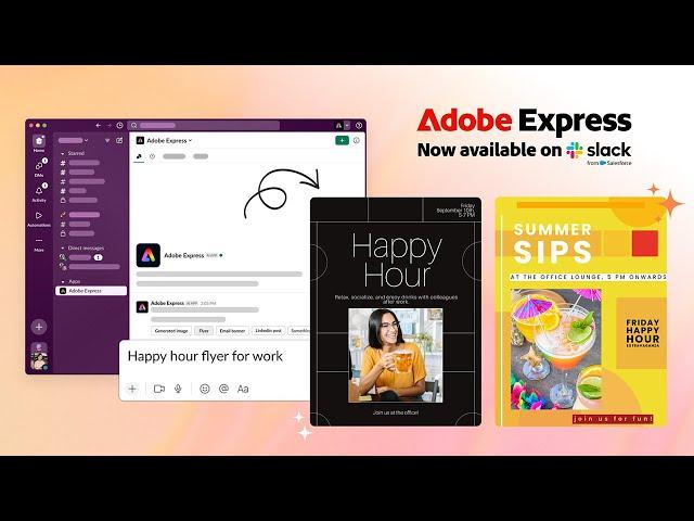 Adobe Express for Slack | Adobe Express