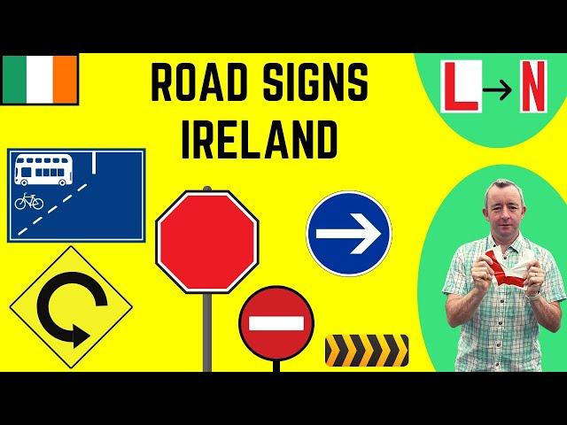 Road Signs For Driving Test Ireland UPDATED 2024