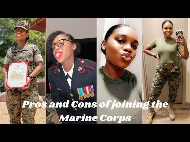 Pros and Cons of being a Marine | Pros and Cons of Joining the Military | Female Marine