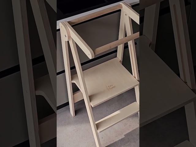 Torre Pieghevole Montessori: Sicurezza e Comodità in Uno!  #montessori  #torremontessoriana