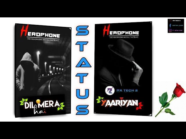 Black Screen Text Lyrics Status Video ।। Text Effect Status ।। RK TECH 2 ।।