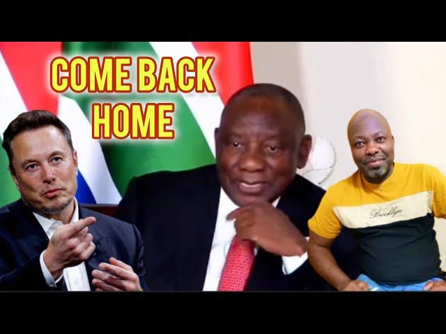 Elon Musk joins president Cyril Ramaphosa to invest back in South Africa-are you a citizen?