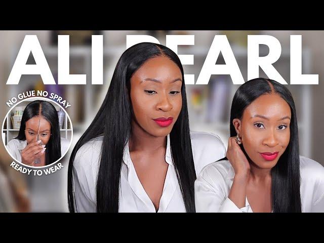 Too Easy! So Chic| 22” Straight Ready To Wear Wig | Pre-Cut, No Glue, No Spray! Ft. Ali Pearl Hair