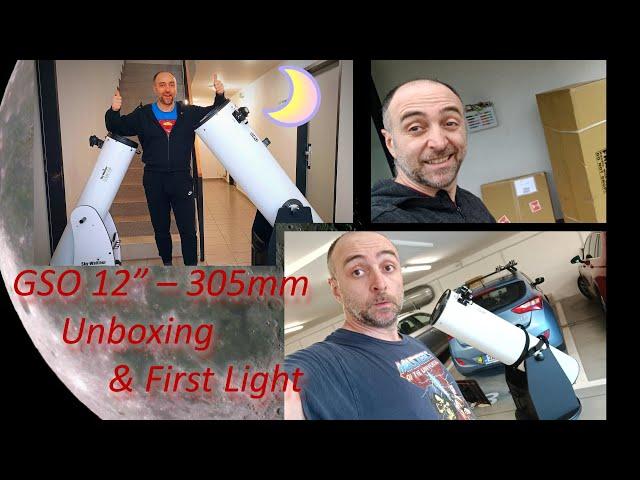 GSO 12" - 305mm Dobsonian Telescope - Unpacking & First Light