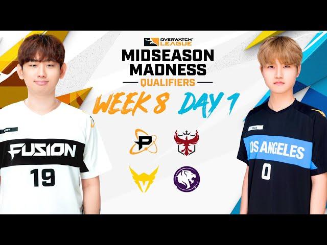 Overwatch League 2022 Season | Midseason Madness Qualifiers | Week 8 Day 1 - East