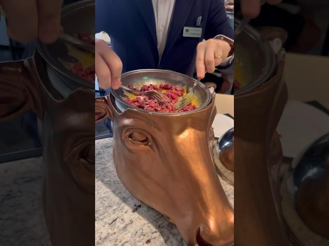 How to make steak tartare tableside
