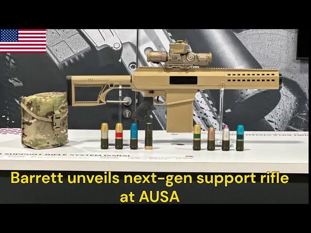 Barrett unveils next gen support rifle at AUSA