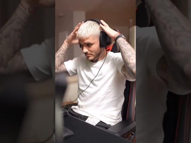 Gamer Mauro Icardi.  #mauroicardi #gamer  #icardi