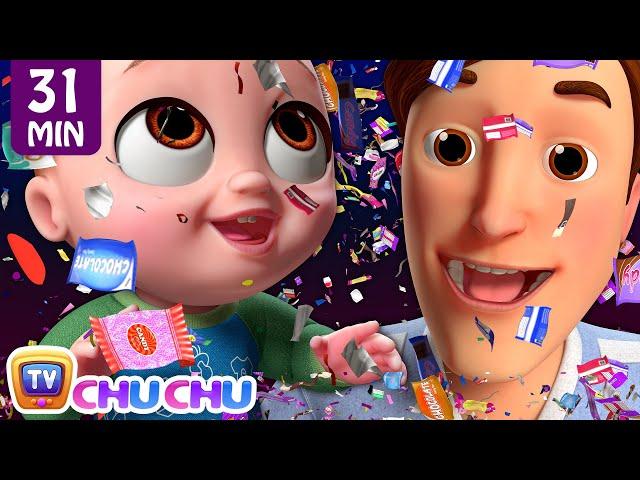 *New* Johny Johny Yes Papa Confetti Song + More ChuChu TV 3D Nursery Rhymes & Kids Songs