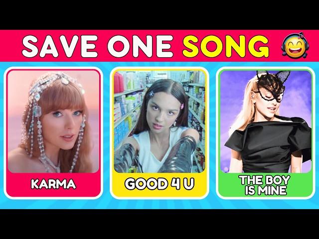 SAVE ONE SONG - Most Popular Songs EVER  | Music Quiz #8