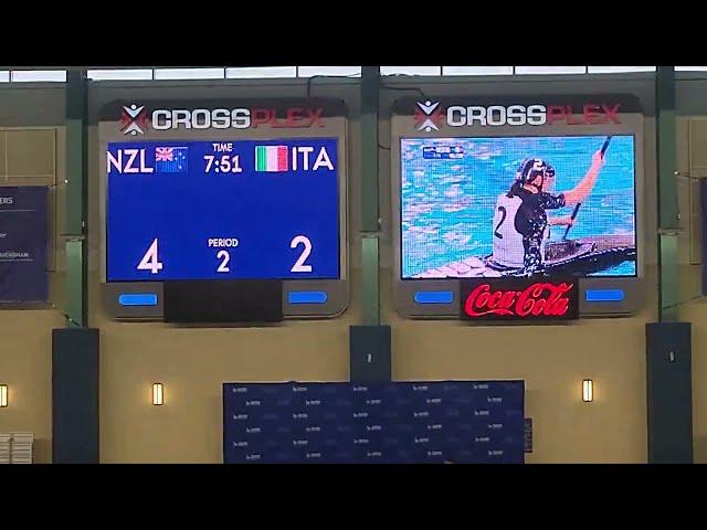 New Zealand (NZL) vs Italy (ITA) 4/4 (Bronze) - Women - 2022 World Games Canoe Polo 7-17-2022 HD 4K