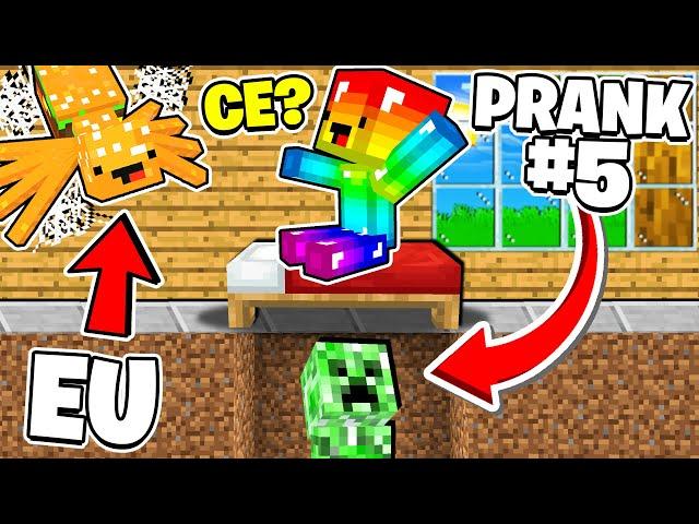 7 PRANK-URI vs CEL MAI BUN PRIETEN in Minecraft !