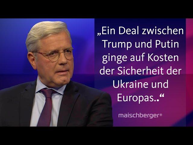 Norbert Röttgen und Ralf Stegner über die Sicherheitspolitik Deutschlands und Europas | maischberger