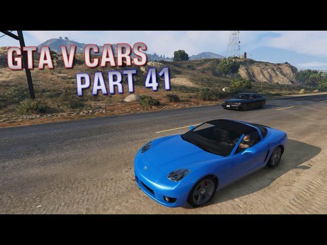 GTA V CARS PART 41 - 2024 Last DLC ! - Banshee GTS, Coquette D5, Uranus LozSpeed, Chavos V6...!!!