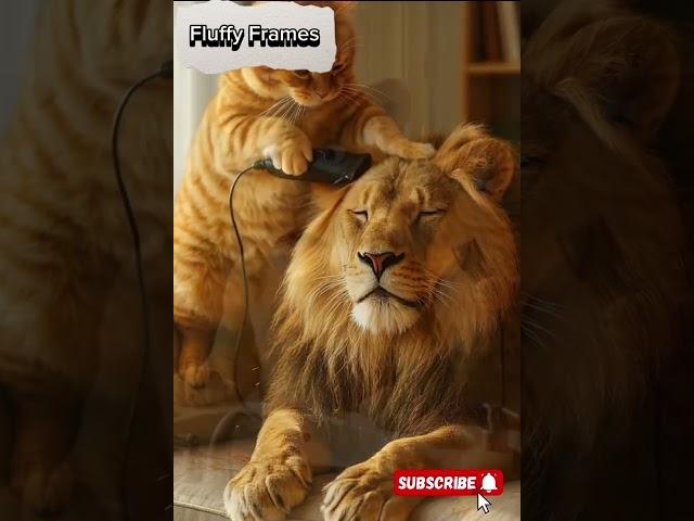 Buzzed & Buzzcut: A Wild Night Out ️ | Automation Video | FluffyFrames #catlovers #fluffyframes