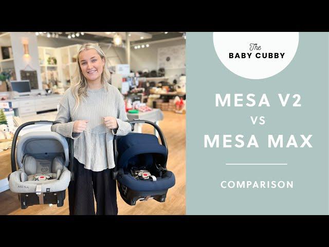 UPPAbaby MESA V2 and MESA MAX Infant Car Seat Comparison
