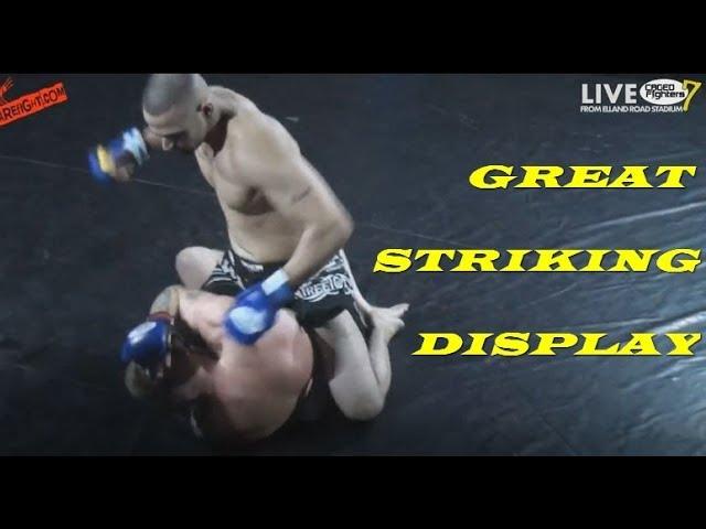 Striking Display -  Caged Fighters -  Manzoor  Vs  Collier