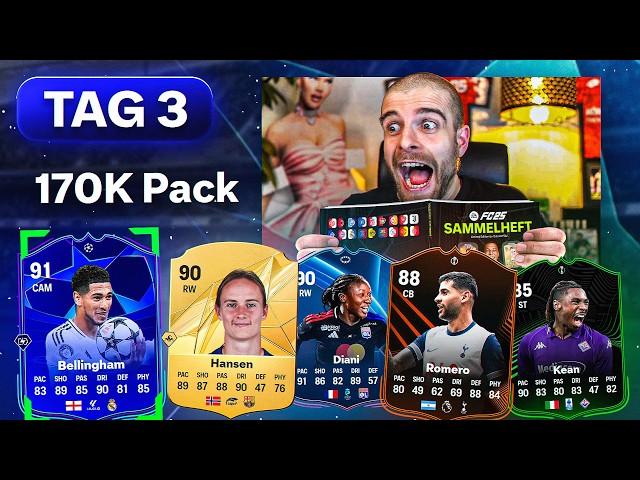 170K PACK !!  Kann ich ALLE KARTEN SAMMELN in EA FC 25 ?! TAG 3 (Experiment) 