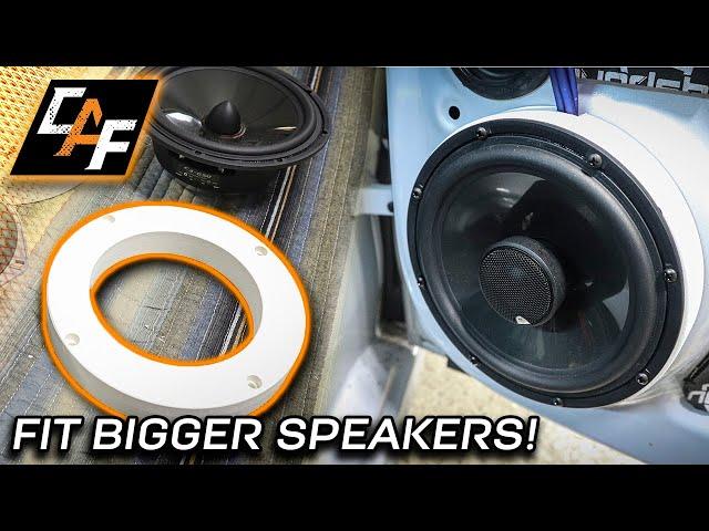 Custom Made Speaker Rings = BETTER SOUND! HOW TO!