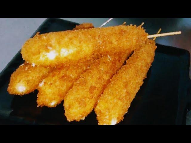 mozzarella cheese corn dog recipe in hindi | korean corn Dogs |korean street food |corn dog recipe