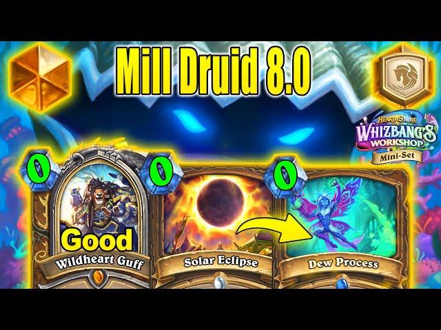 NEW Mill Druid 8.0 Deck Burns Opponent's Decks At Whizbang's Workshop Mini-Set | Hearthstone