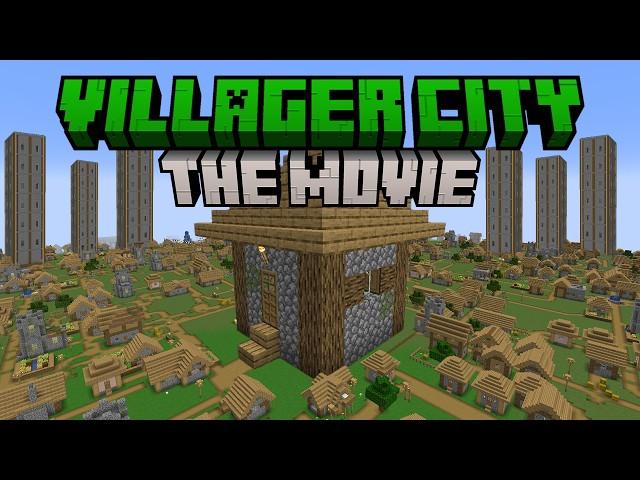 I Added A Villager City To Minecraft The Movie..