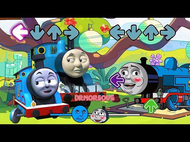 FNF DOUBLE 3D Baby & OG Thomas VS NEW ALL CURSED Thomas Engine - Friday Night Funkin'