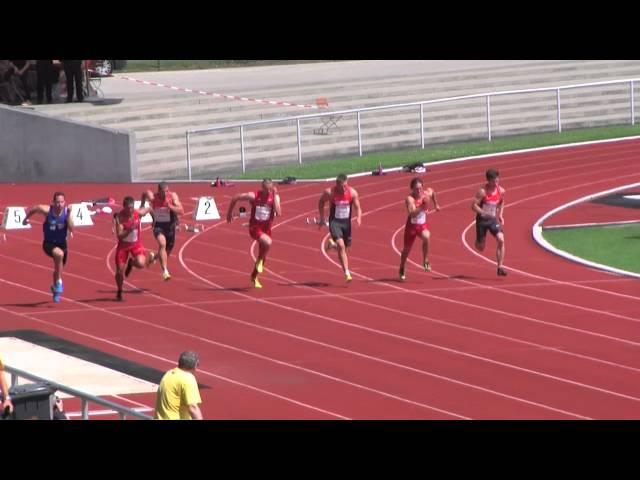 Men Decathlon 100m Dash Section 2 2014 Thorpe Cup 26Jul14