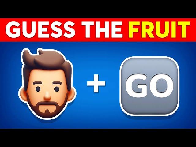 Guess the FRUIT by Emoji?  Emoji Quiz