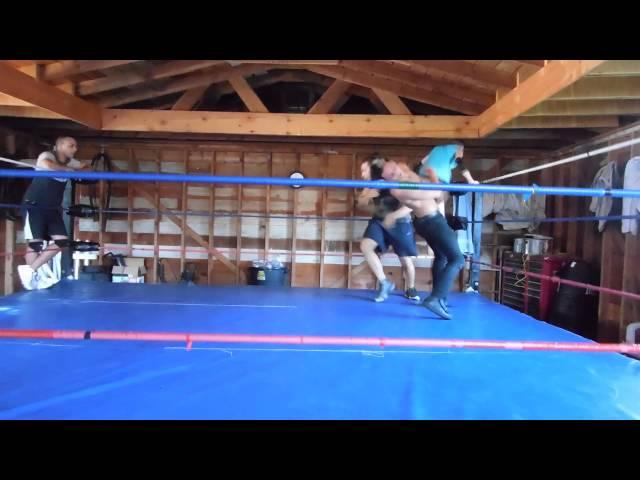 Nick Wayne training with Darby Graves & King Khash