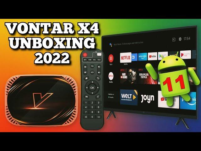 Vontar X4 8K Android 11 SmartBox 2022 Unboxing and Preview