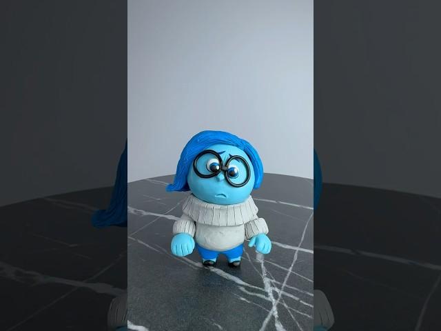 I made a Sadness from Indide Out 2#plasticinerelax #insideout2 #sadness #anger #disgust #ennui