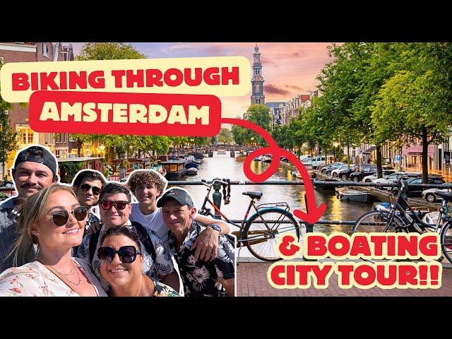 Biking & Boating Our Way Through AMSTERDAM - Two MUST DO Tours | NCL Prima Day 3 | ONDA By Scarpetta