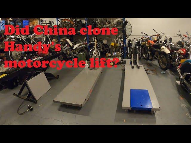 DID CHINA CLONE HANDY'S FLAGSHIP MOTORCYCLE LIFT?