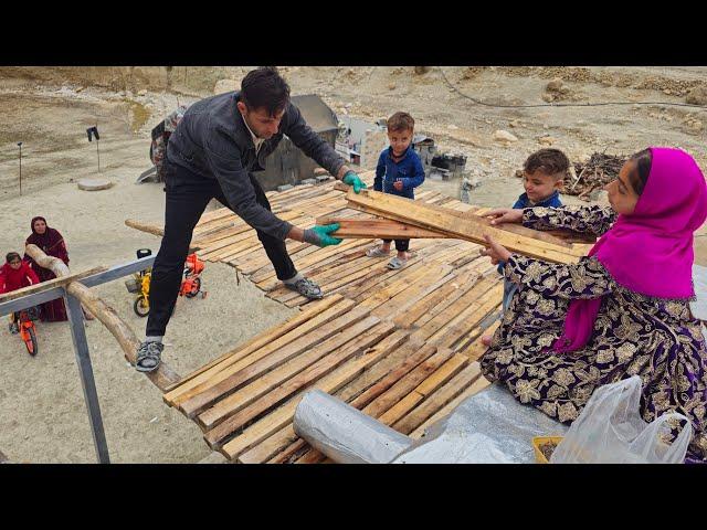 Building the Porch  & Daily Life in the Village  | Salahadin's Family