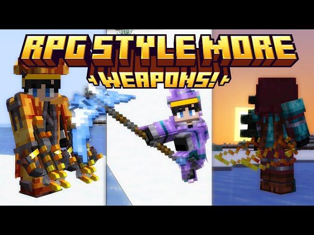 This Mod Adds RPG Weapons to Minecraft! | RPG Style Weapons