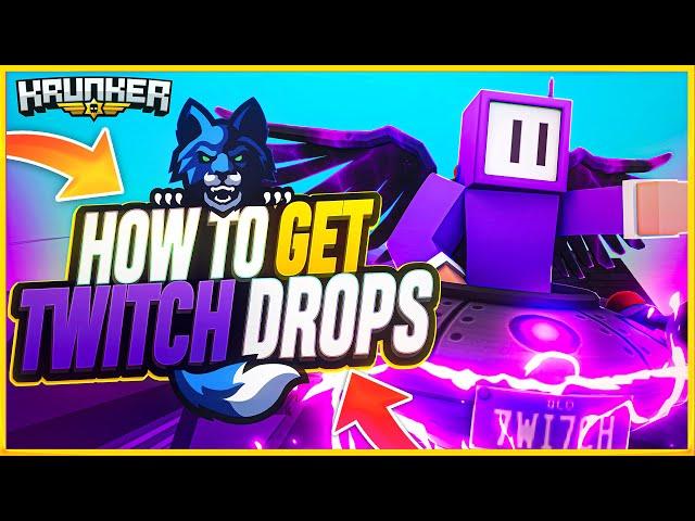 How to get Krunker TWITCH DROPS Tutorial! (KRUNKER UPDATE!)
