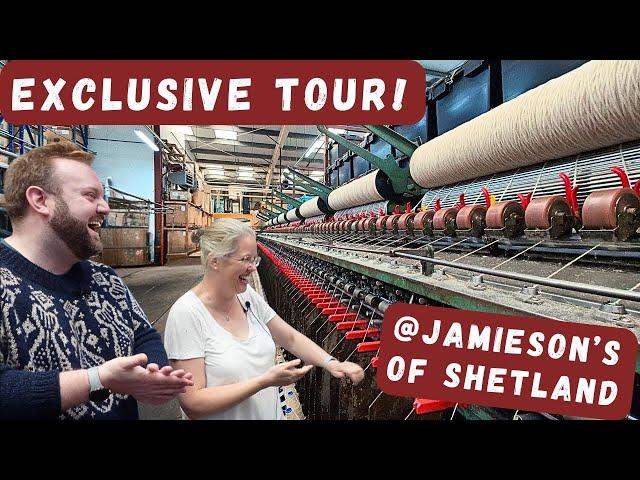 The MAGIC of Shetland Wool  Behind the Scenes @ Jamieson's of Shetland Knitting the UK: Episode 5