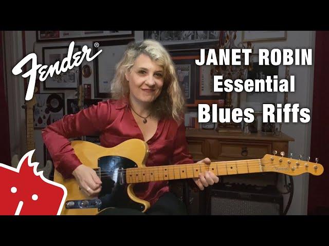 Essential Blues Riffs - Janet Robin & Fender