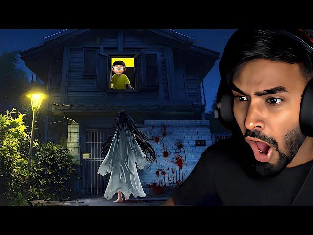 CAN I ESCAPE FROM NOBITA HAUNTED HOUSE | TECHNO GAMERZ