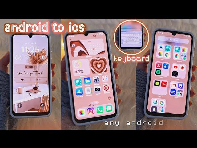 how to install iPhone 15 Pro Max any android smartphone ! like official iphone ️