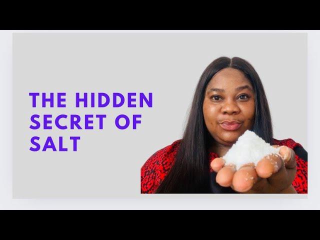 Is Salt A Spiritual Weapon? The Hidden Truth Of Salt In The Bible