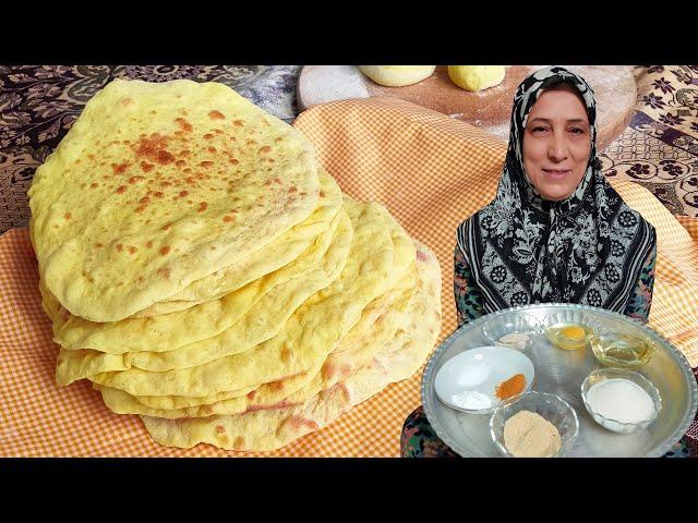 we cooking IRAN Lavash Bread - NOON Lavash - نان لواش