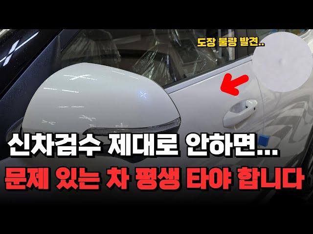 25년 전문가 처럼 신차검수 하는 방법