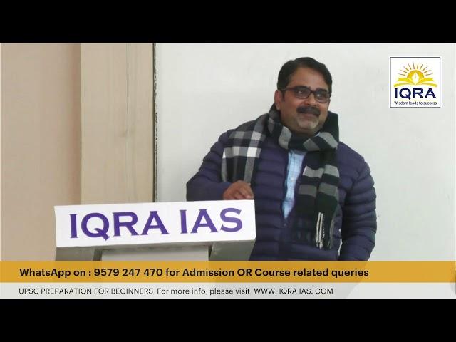 Modern India Live Session by Ojha Sir  Day 4 @IQRA IAS