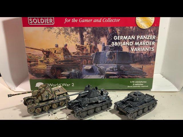 Build and Review: Plastic Soldier Company 1/72 Panzer 38T and Marder Variants