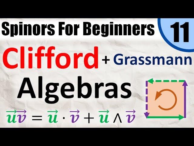 Spinors for Beginners 11: What is a Clifford Algebra? (and Geometric, Grassmann, Exterior Algebras)