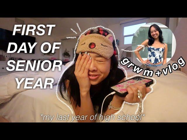 GRWM+VLOG: FIRST DAY OF SENIOR YEAR