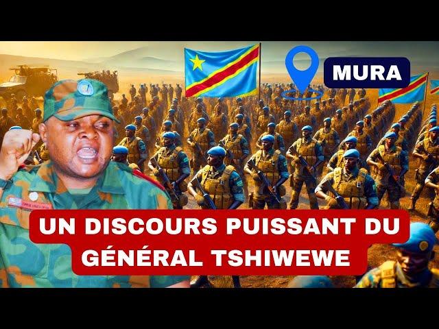 Un Discours Puissant du Général Tshiwewe aux FARDC pour une Armée Forte et Unifiée