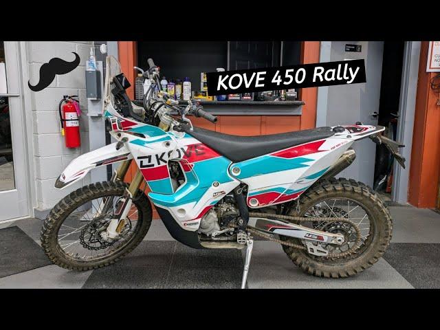 Kove FSE 450 Rally - Insane Long Ride Rally Bike w/ 8 Gallon Tank - Wahoo!